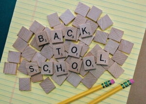 an image stating "back to school"