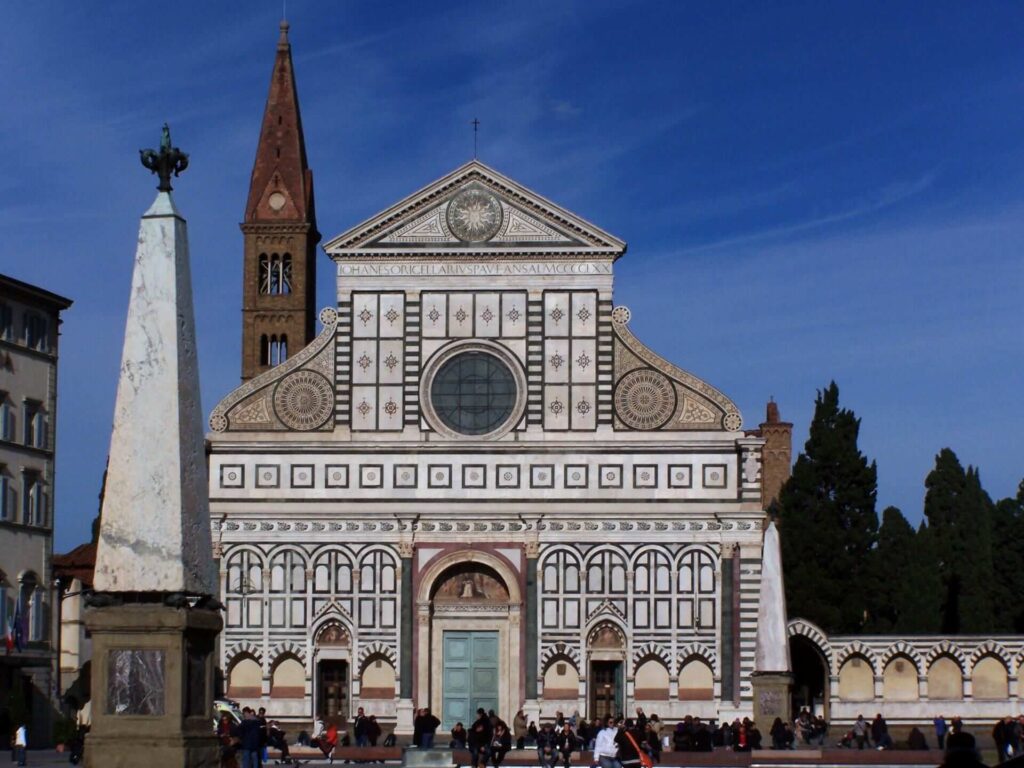 Rectangular photo the Church of Santa Maria Novella