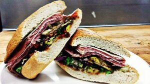 "The Godfather," a sandwich from the restaurant Anthony's Italian Deli