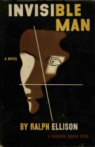 The book cover for Invisible Man by Ralph Ellison.