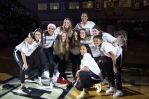 PC Women's Basketball team at Late Night Madness
