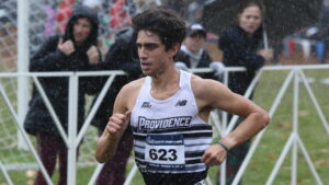Marcelo Rocha ‘22GS was the only male for the Friars to compete at the NCAA Championship. He finished 61st. 