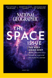 "The Space Issue" cover of National Geographic