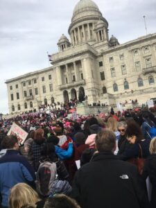 Women's March at Rhode Island State House