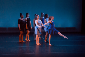 The Providence College Dance Company performing at the spring dance concert.