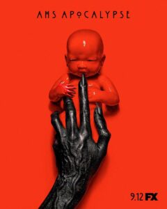 promotional poster for the FX series American Horror Story: Apocalypse