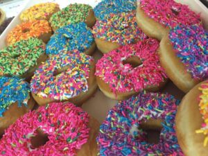 An array of Allie's Donuts.