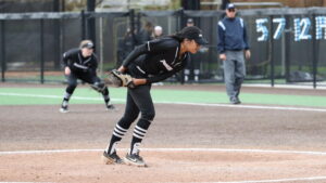 Daniela Alvarez ‘22 is a force on the mound and will be key to the Friars’ success this season. 