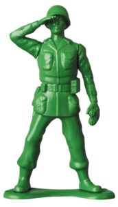 Green army man