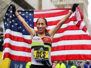 Desiree linden Boston marathon 2018 winner