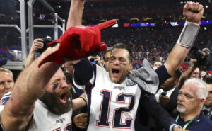 tom Brady and Julian Edelman New England patriots 16-0 season