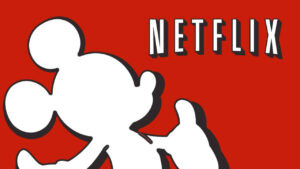 Disney Mickey Mouse and Netflix Sign