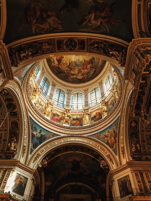 mural ceiling of a church