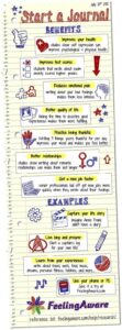 Photo of journaling tips and tricks.