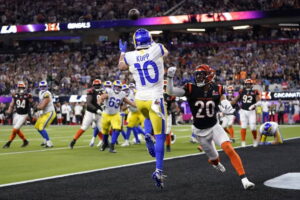 Cooper Kupp snagging the game-winning touchdown for LA. 