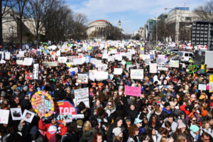 Marchers at March for Our Lives