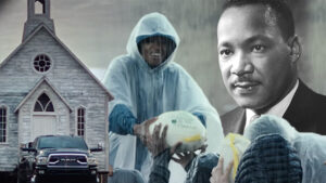 Reverend Martin Luther King Jr. was featured in a Rams truck ad.