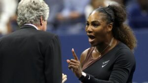 serena williams upset after u.s. championship loss