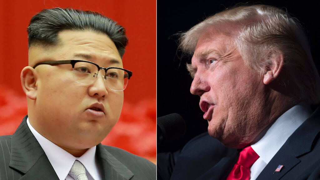 Kim Jong-un and Donald Trump